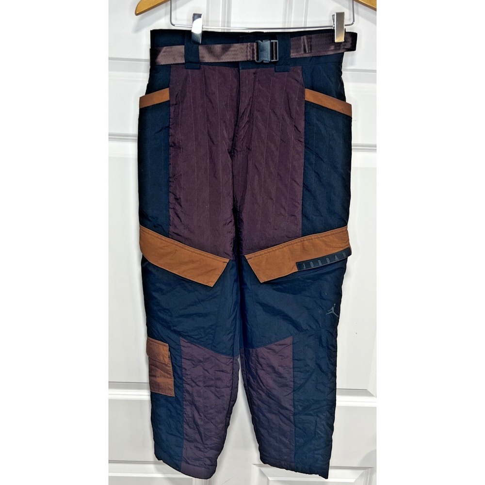 Air Jordan Pants Womens Small Brown Cargo Cozy Tech Warmer Utility
